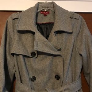 Long Grey Peacoat